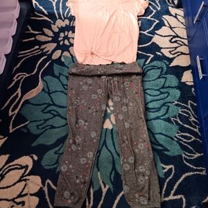 NWT Adore Me Anna (T-shirt/Sweatpants) Set Medium Pink